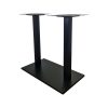 Super-Seat | De Design bartafel / statafel onderstellen dubbel 108cm | Zwart metaal, strakke industriële stijl voor moderne ruimtes. | Horecameubilair