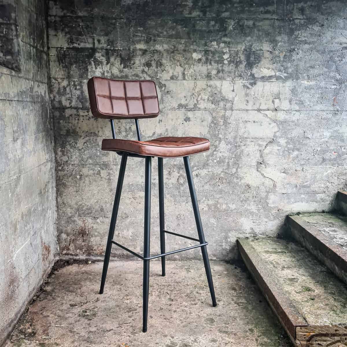 Te financiën aanvaarden Urban Industriële horeca barkrukken vintage Cognac - Super Seat