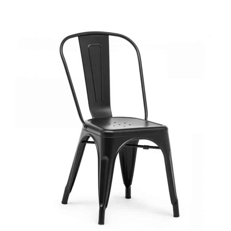 kleermaker molecuul verdediging Tolix ( terras ) stoelen matt zwart - Super Seat