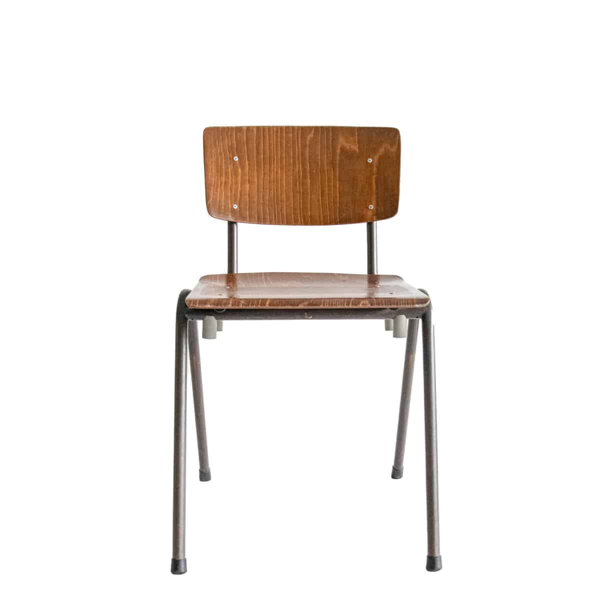 breng de actie Haat strategie Eromes vintage schoolstoelen, industriële stapelstoelen rood - Super Seat