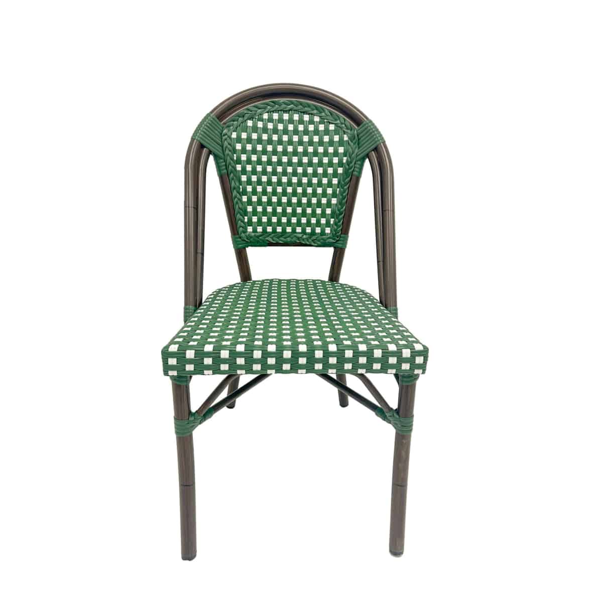 opgroeien Balling Justitie Wicker horeca ( terras ) stoelen café de Paris groen - Super Seat