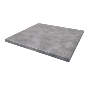 Super-Seat |Terras Tafelblad Grijs Leisteen 70x70cmRechthoekig grijs leisteen werzalit tafelblad, subtiele structuur, licht afgeschuinde randen, modern. | Horecameubilair
