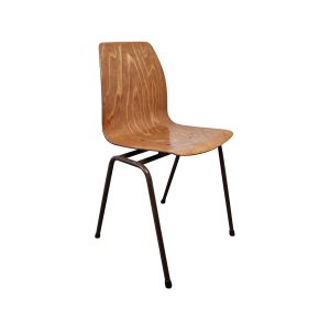 Super-Seat | The Amsterdam poker oud bruin café statafels | Bruin houten zitting en vloerkleed, zwarte metalen poten, klassieke caféstijl stoel. | Horecameubilair