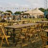 Berlijn vintage houten ( terras ) klaptafels naturel 200x50cm