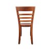 Super-Seat | Kees Vintage Houten Satelliet Cafestoelen | Vintage houten stoelen, ladders achterkant, lichte houtnerf, elegante bistrostijl. | Horecameubilair