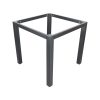 Super-Seat | The Square tafelonderstellen zwart 76x76cm | Zwart metalen industrieel frame met vier poten voor tafelblad. | Horecameubilair
