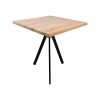 Super-Seat | De Horeca terrastafels | Stoer werzalit eiken blad met zwarte metalen driepoot, perfect voor elke horeca ambiance. | Horecameubilair