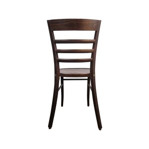 Super-Seat | De Tommy Thonet houten caféstoelen walnootbruin | Walnootbruine houten stoel, slank frame, latten rugleuning, klassiek design. | Horecameubilair