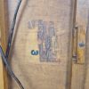 Super-Seat | Vintage industrieel antieke klooster klaptafels 78x60cm | Versleten houten blad, waterdichtde look, zwart cijfer, metalen kabels, houten beslag. | Horecameubilair