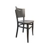Dotty Deco houten bistrostoelen vintage zwart