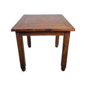 Super-Seat | The Stonemill vintage houten tafels 80x80cm Vierkante houten tafel met zichtbare slijtage, naturel hout, stevige vier poten. | Horecameubilair