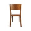 Super-Seat | Arden Hutten houten designstoelen | Warme houtkleur, volledig hout, rechte poten, licht gebogen rugleuning, strak ontwerp. | Horecameubilair