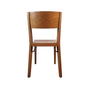 Super-Seat | Arden Hutten houten designstoelen | Warme houtkleur, volledig hout, rechte poten, licht gebogen rugleuning, strak ontwerp. | Horecameubilair