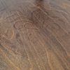 Super-Seat | Sofia vintage houten Thon caféstoel met armleuning | Donkerhouten stoel, zichtbaar houtnerf, licht verweerd, stevige armleuningen. | Horecameubilair