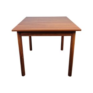 Super-Seat | Deens design vintage houten cafetafels 80x80cm Bruin houten, rechthoekige cafetafel met vier poten, vintage uitstraling. | Horecameubilair