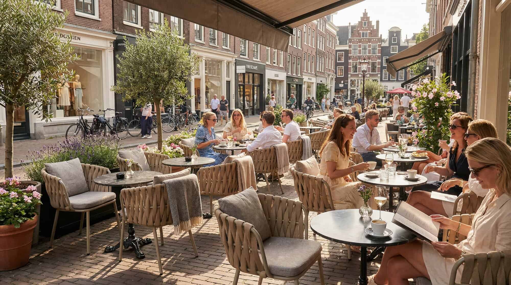 Onnoble design ( terras ) stapelstoelen taupe