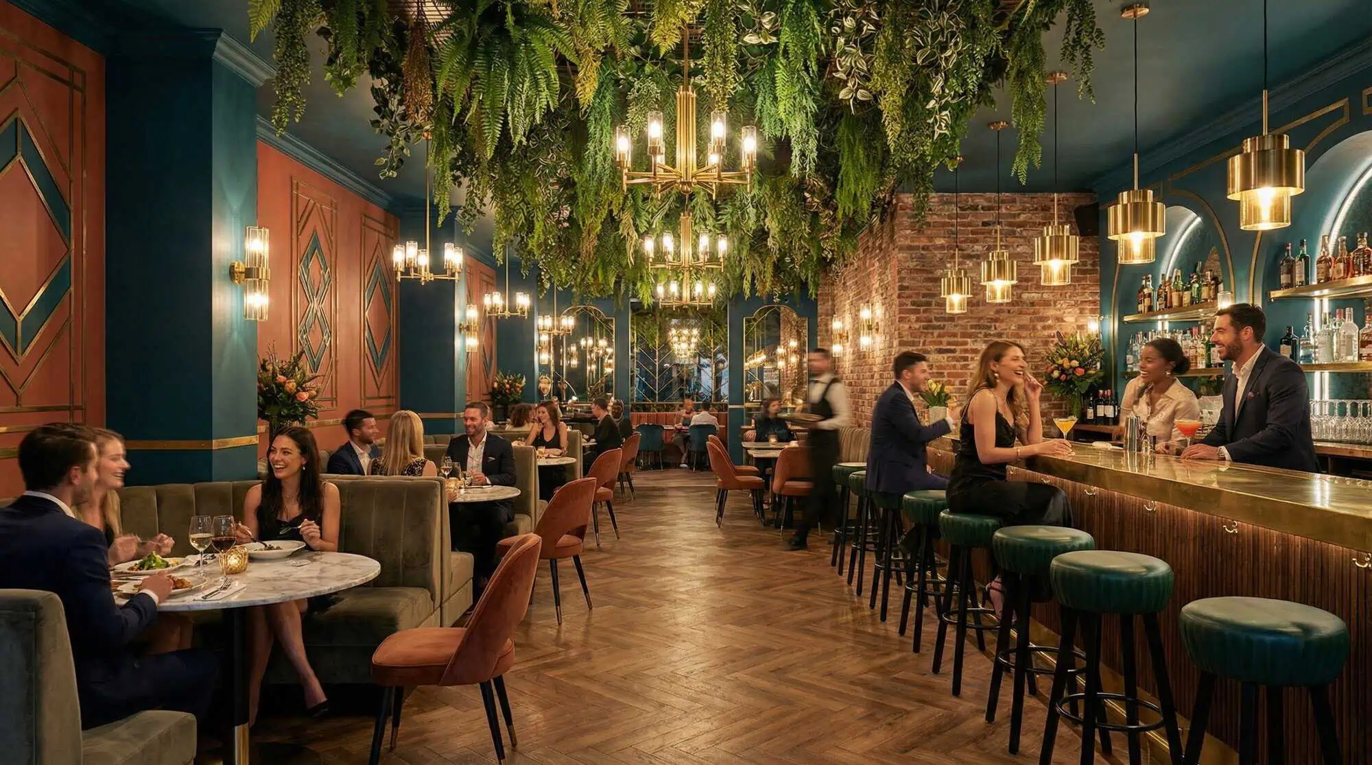 Industriële kroeg barkrukken donkergroen