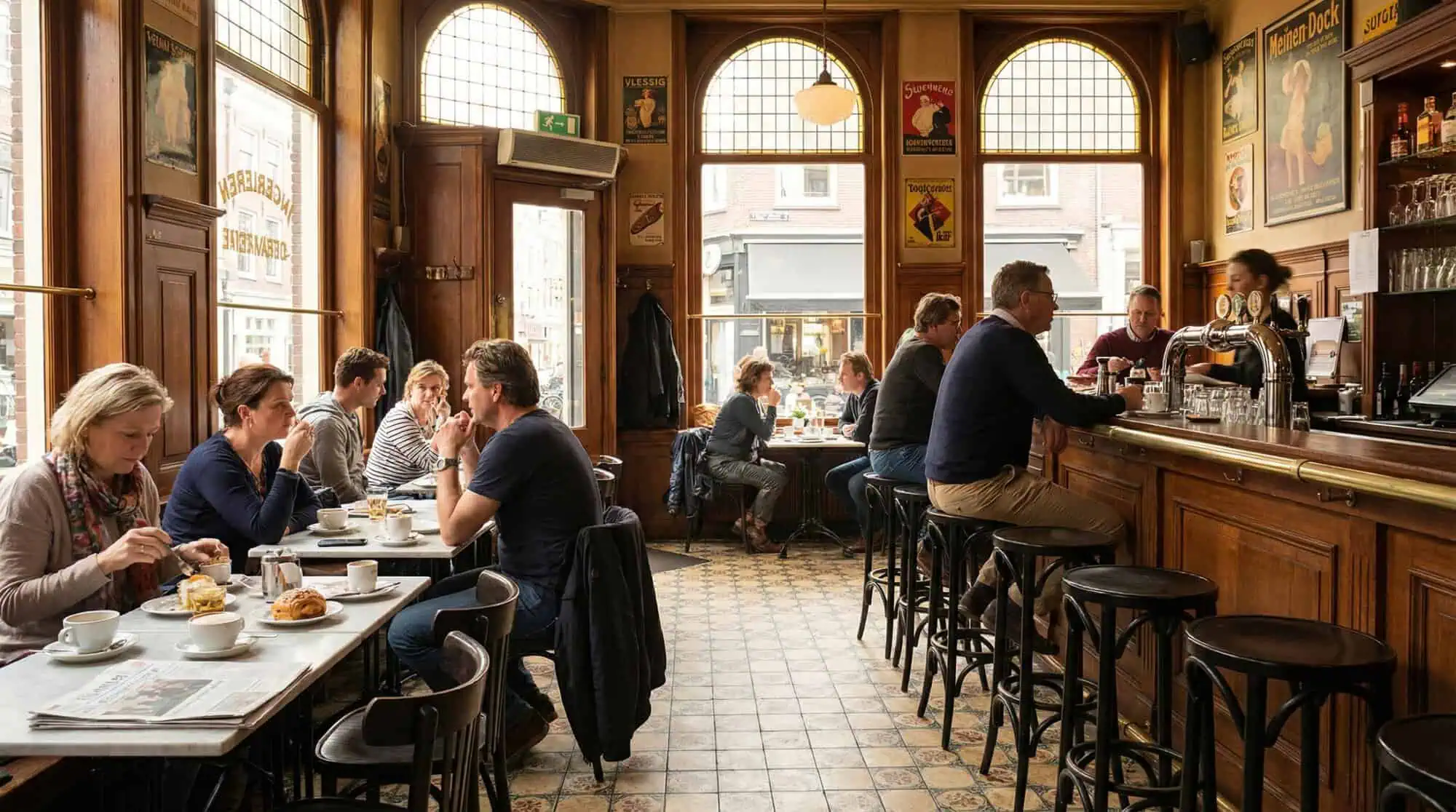 Thon café barkrukken zwart Louvre