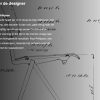 Super-Seat | Galvanitas S17 SC zwart bruin carbonhout | Zijaanzicht moderne stoel, zwart stalen frame, bruin carbonhout zitting, wit technische tekst. | Horecameubilair