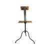 Super-Seat | Horeca Tafel 70 cm Zwart Goud | 70 cm horeca tafel, zwart-gouden blad, zwart onderstel, metaal, modern, witte achtergrond. | Horecameubilair