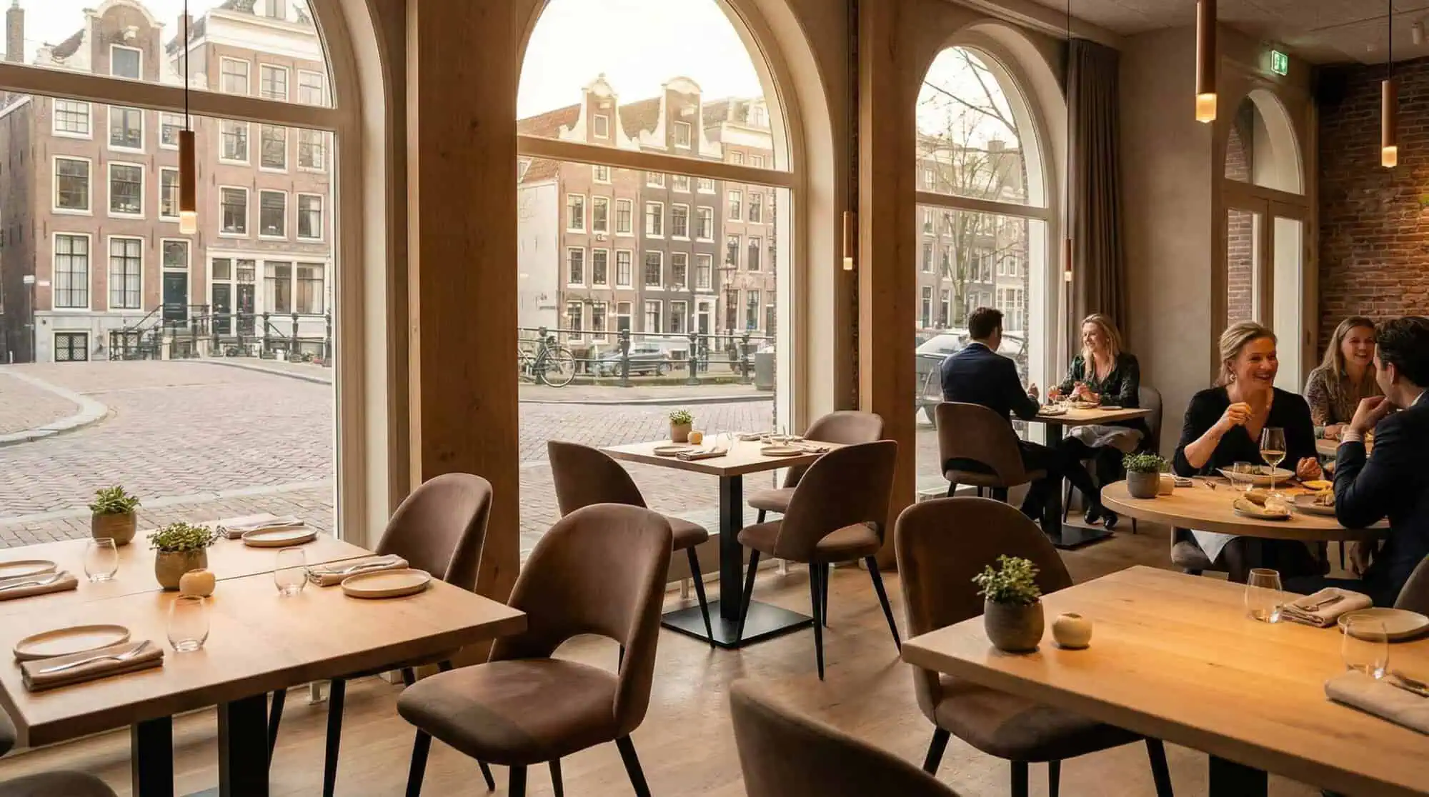 Maison design stoelen velours Mokka