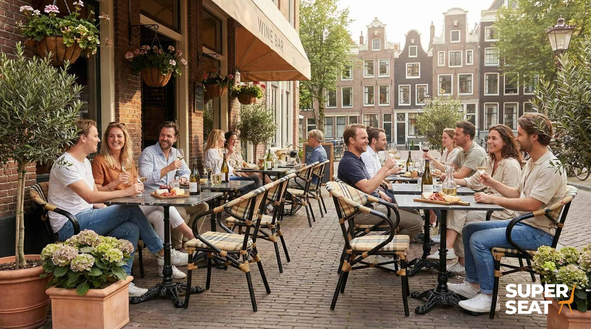 Burlen & Co. horeca ( terras ) stapelstoelen