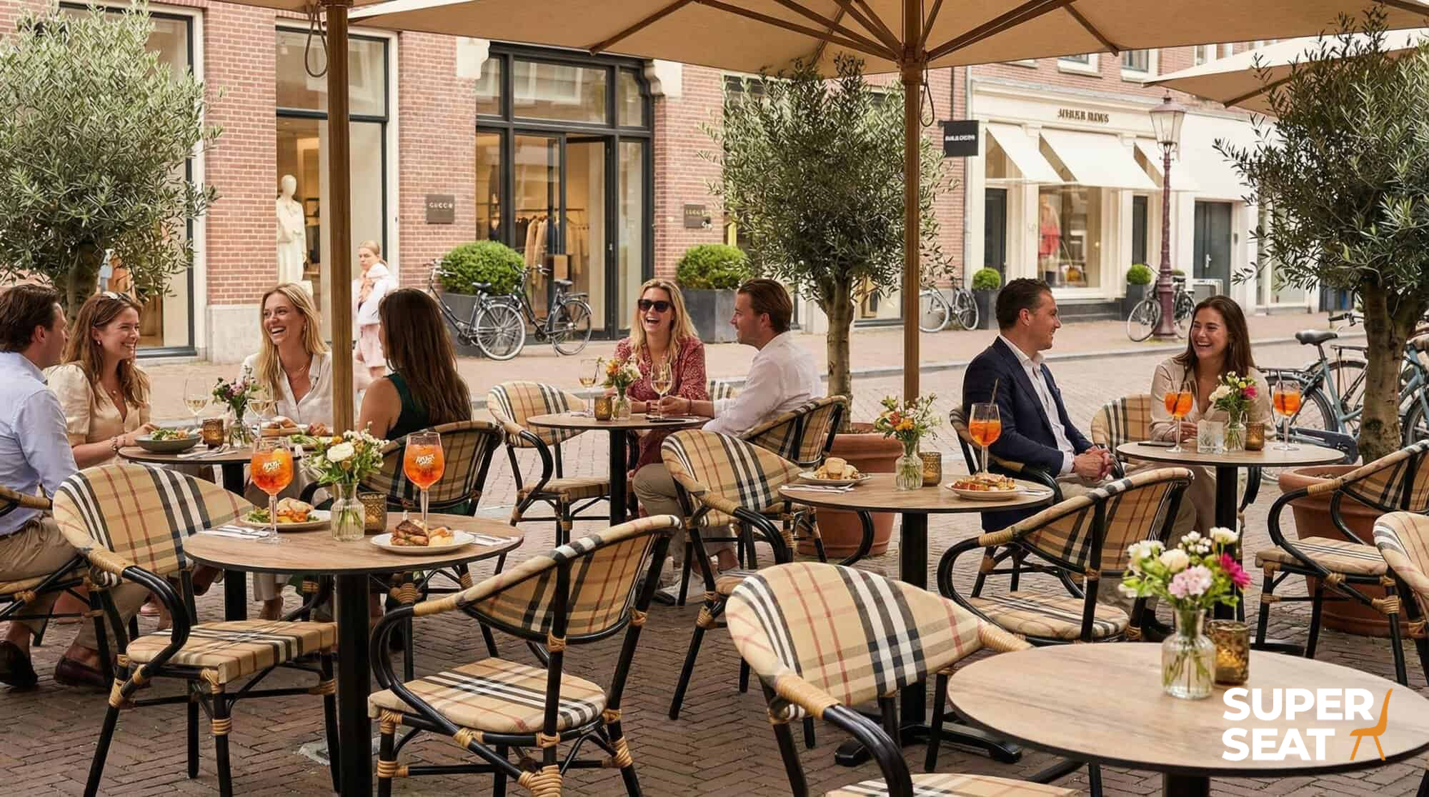 Burlen & Co. horeca ( terras ) stapelstoelen
