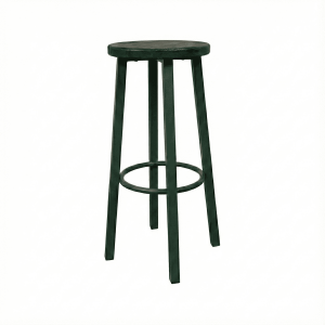 Industriële bistro barkrukken bruin / groen