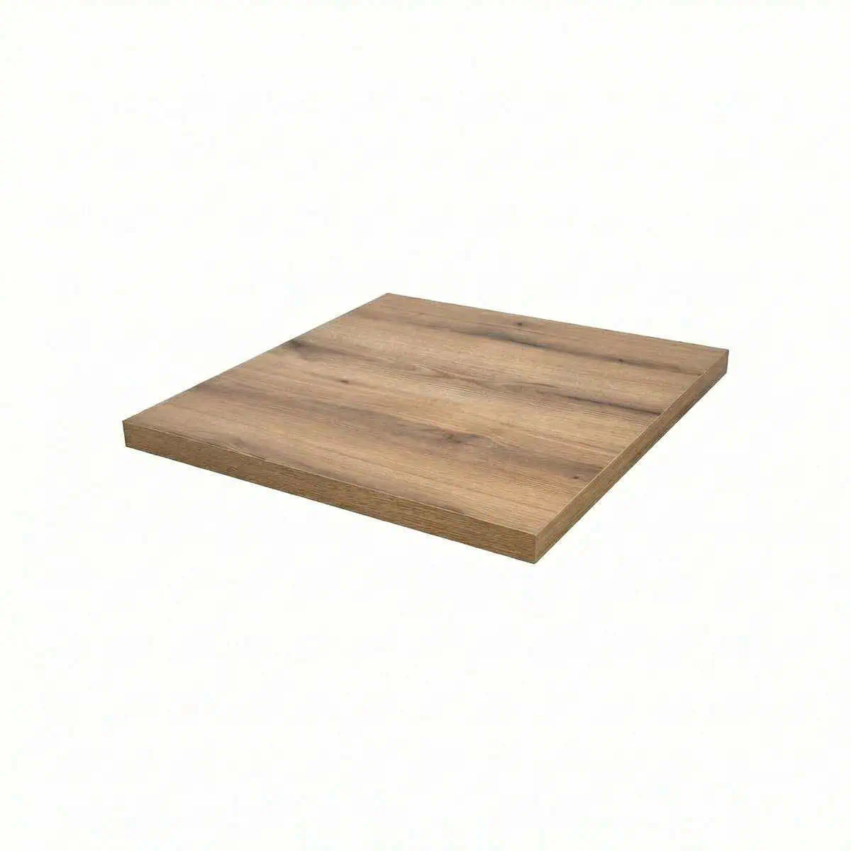 Super-Seat | The Urban bistro melamine tafelbladen zwart 67x67cm 36mm Zwart melamine tafelblad, strak design, ideaal voor horeca, wit achtergrond. | Horecameubilair