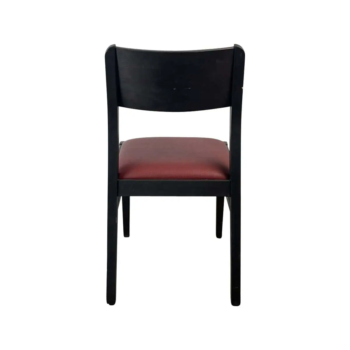 Arthur donkerbruin houten café stoelen rode zitting