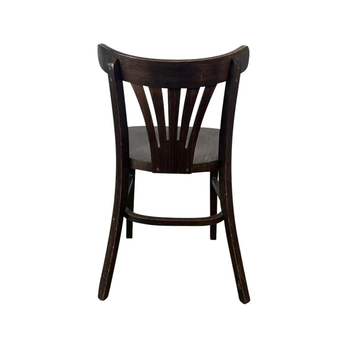 Rivolli Thon houten stapelstoelen donkerbruin waaier